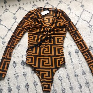 Lace up Bodysuit